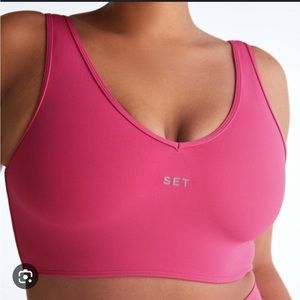 SET Active longline dip bra in Lollipop. Size: Medium. Like New